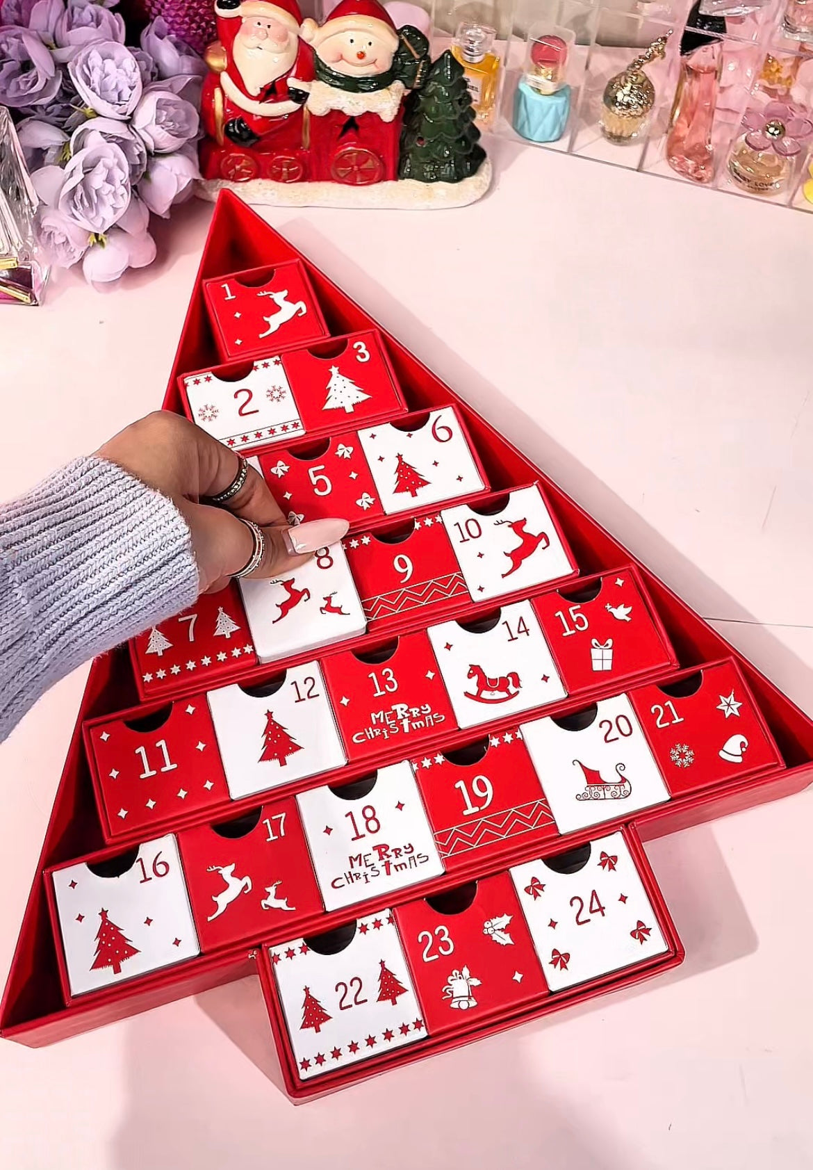 ✨🎄Christmas Hot Sale 49% OFF⏰2025 Luxury Mini Perfume & Lipsticks Advent Calendar❤
