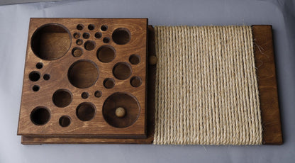 Cat Scratcher: Sisal Rope, Ball Hunt Toy, Cat game